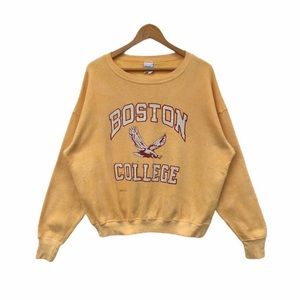 Rare Vintage!! Boston College Sweatshirt Big Logo